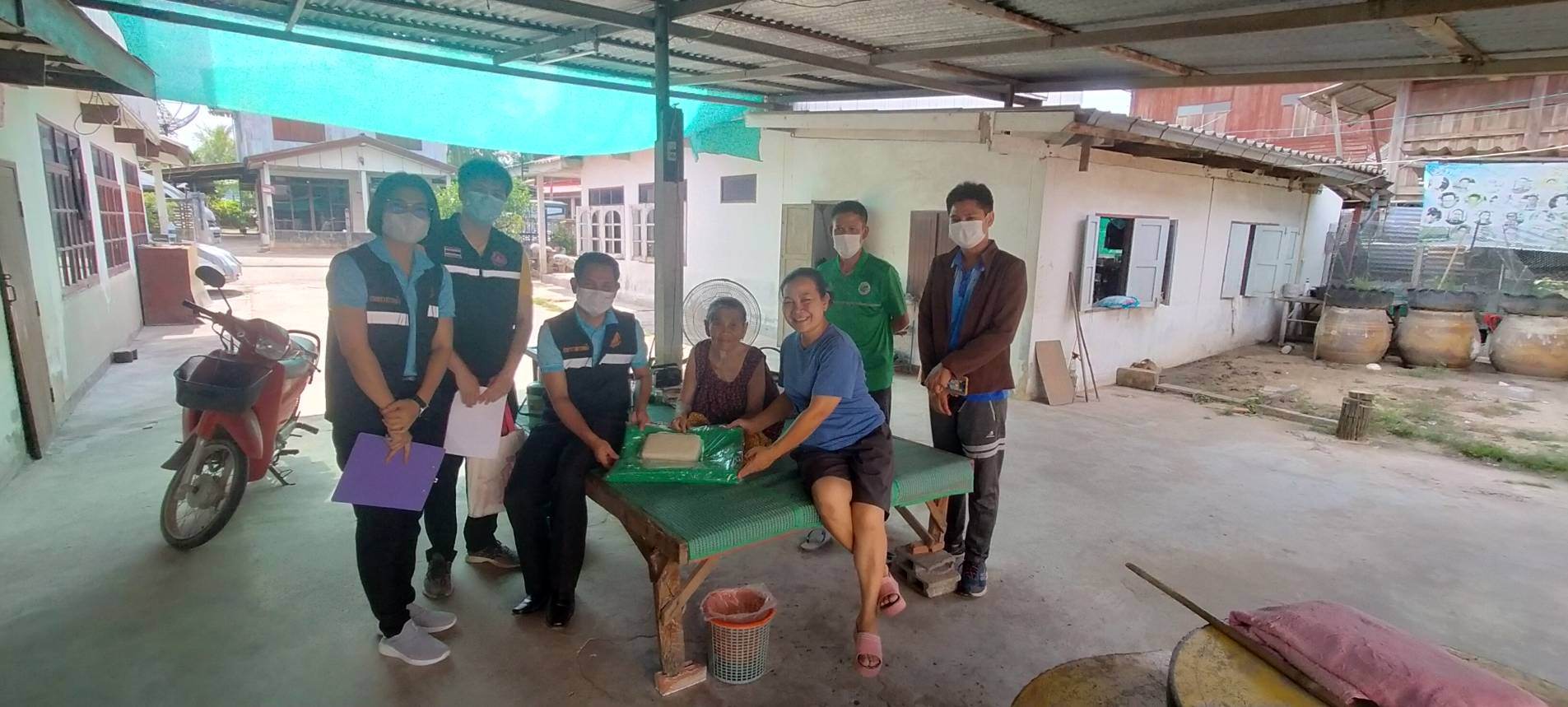 ลงพื้นที่ออกตรวจเยี่ยมผู้พิการ ในเขตพื้นที่ตำบลสามขา ที่ยังไม่มีบช.ธนาคาร